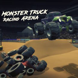 Monster truck racing arena